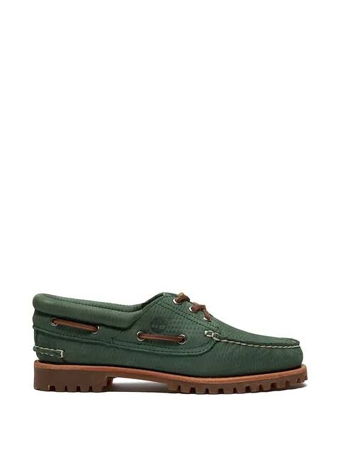 Authentic lug-sole boat shoes