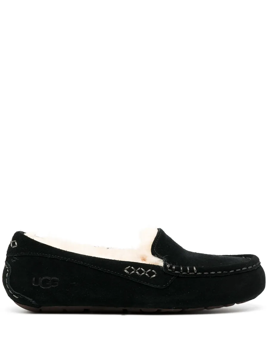 shearling-lined loafers 1
