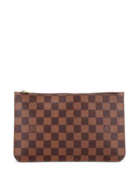 клатч Neverfull Pochette Damier Large