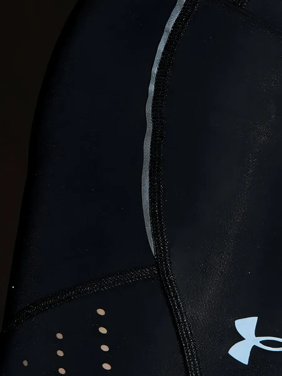 Speedpocket logo-print perforated trousers 7