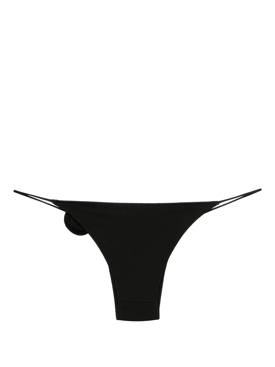 Ashar floral-appliqué bikini bottom 3