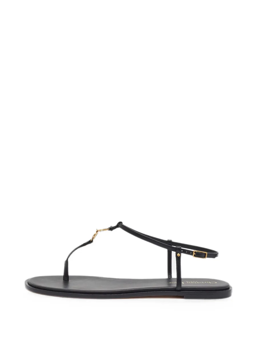 C'est ankle-strap thong ballet flats 1