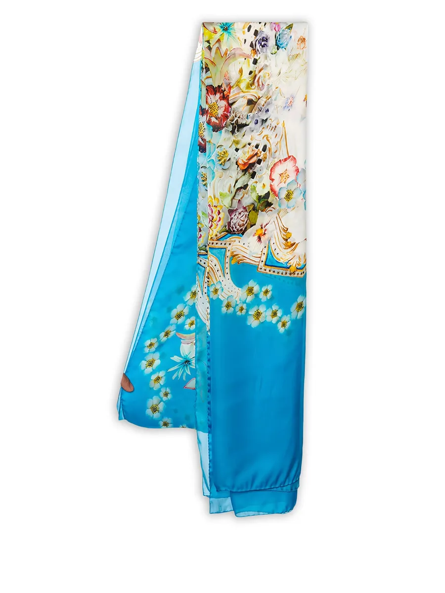pre-owned floral-print scarf 2