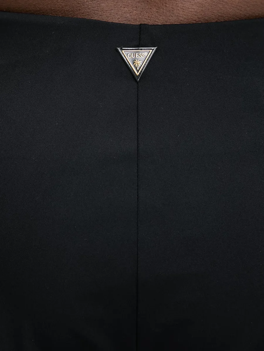 Gaia logo-patch palazzo pants 8