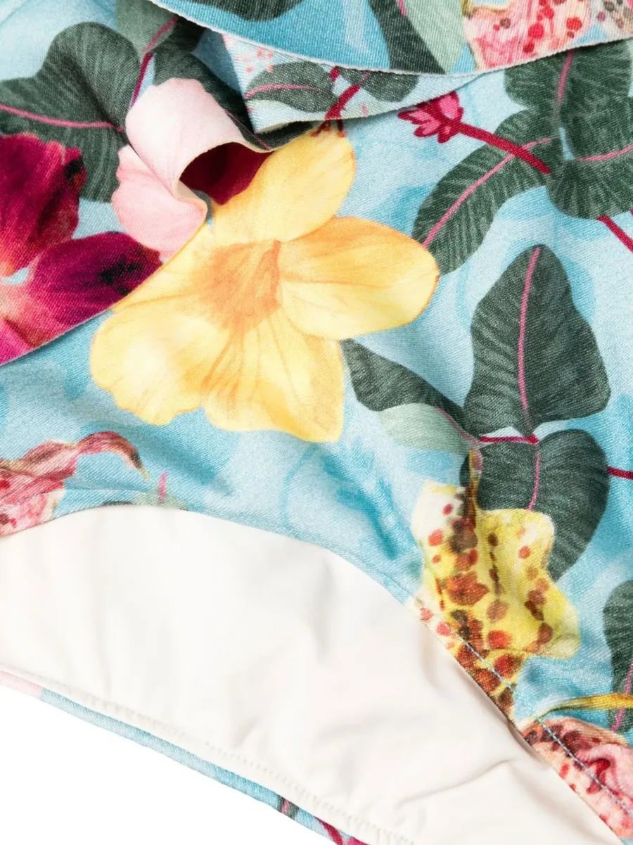 Hibiscus ruffle-detail bikini-brief 5