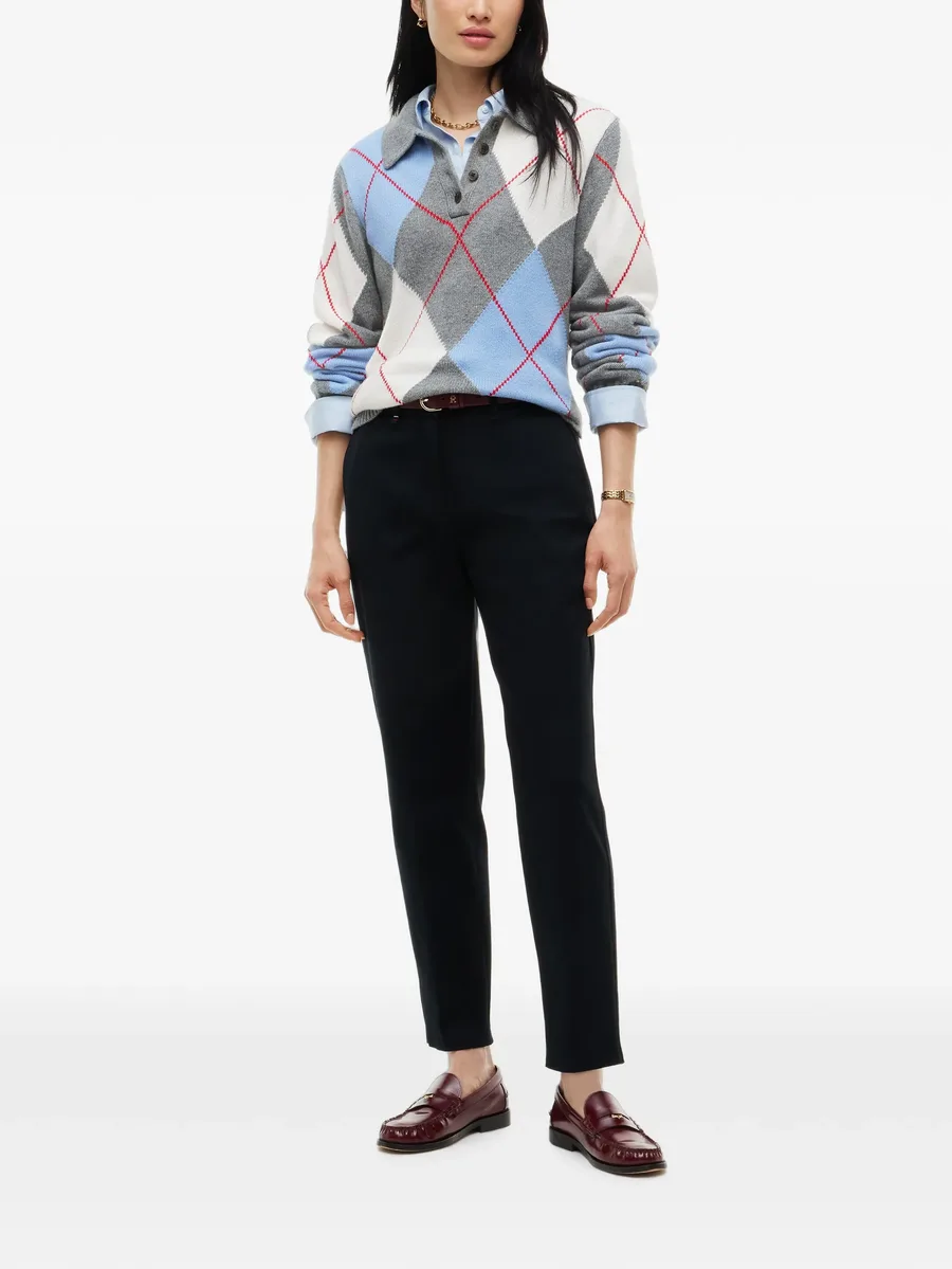 pressed-crease straight trousers 2