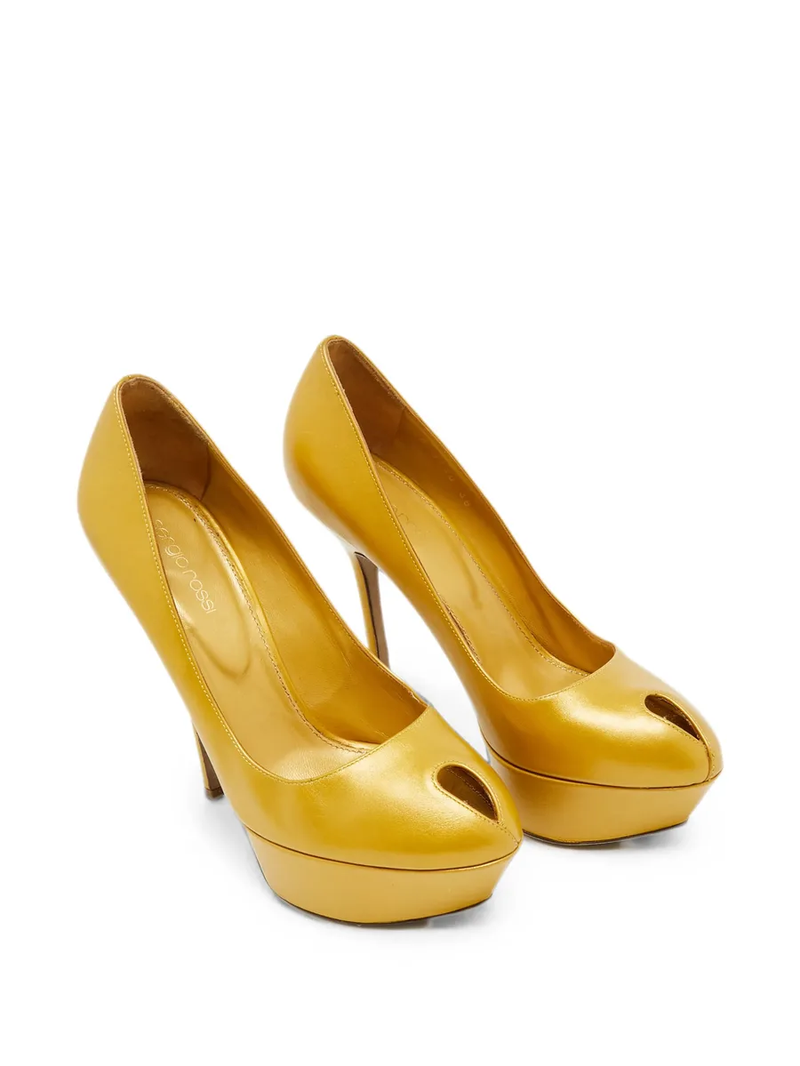 peep-toe heeled pumps 6