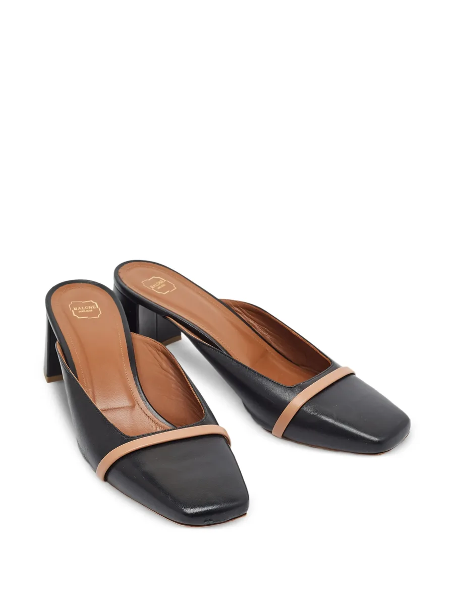 squared-toe block-heeled mules 5