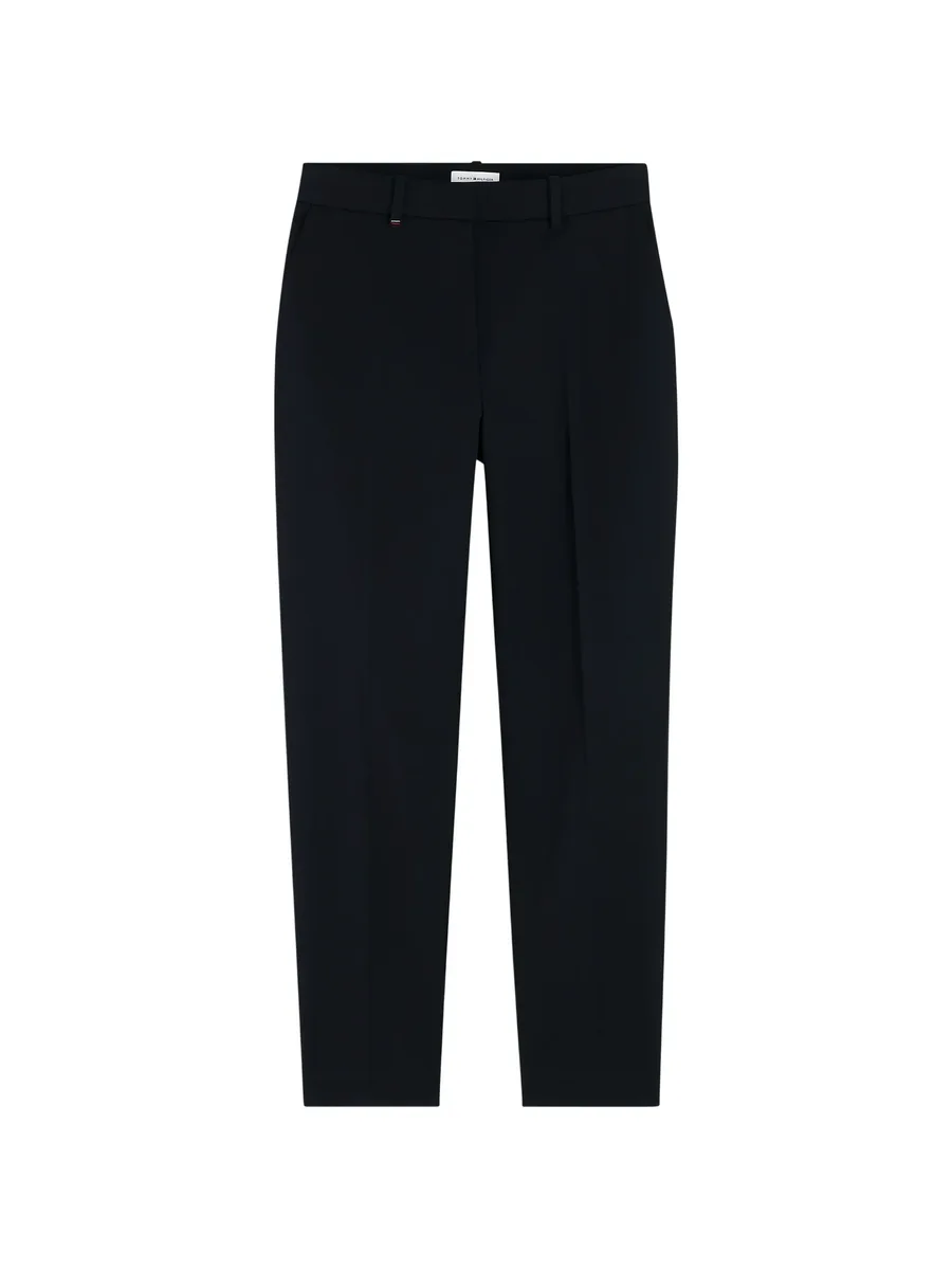 pressed-crease straight trousers 1