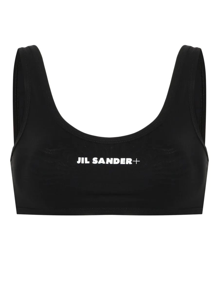 logo-print bikini top 1