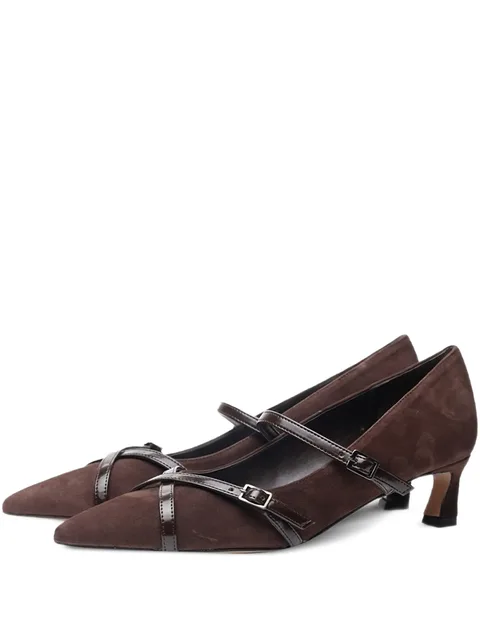 buckle-strap pumps