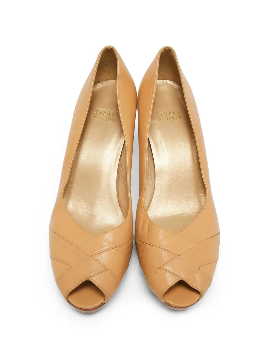 leather heeled pumps 3
