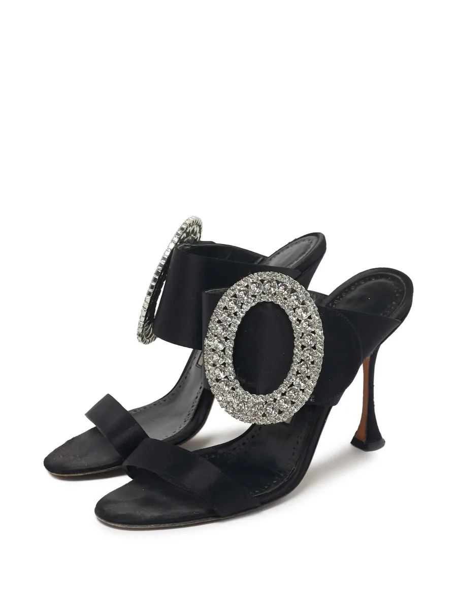 Fibiona crystal-embellished sandals 10