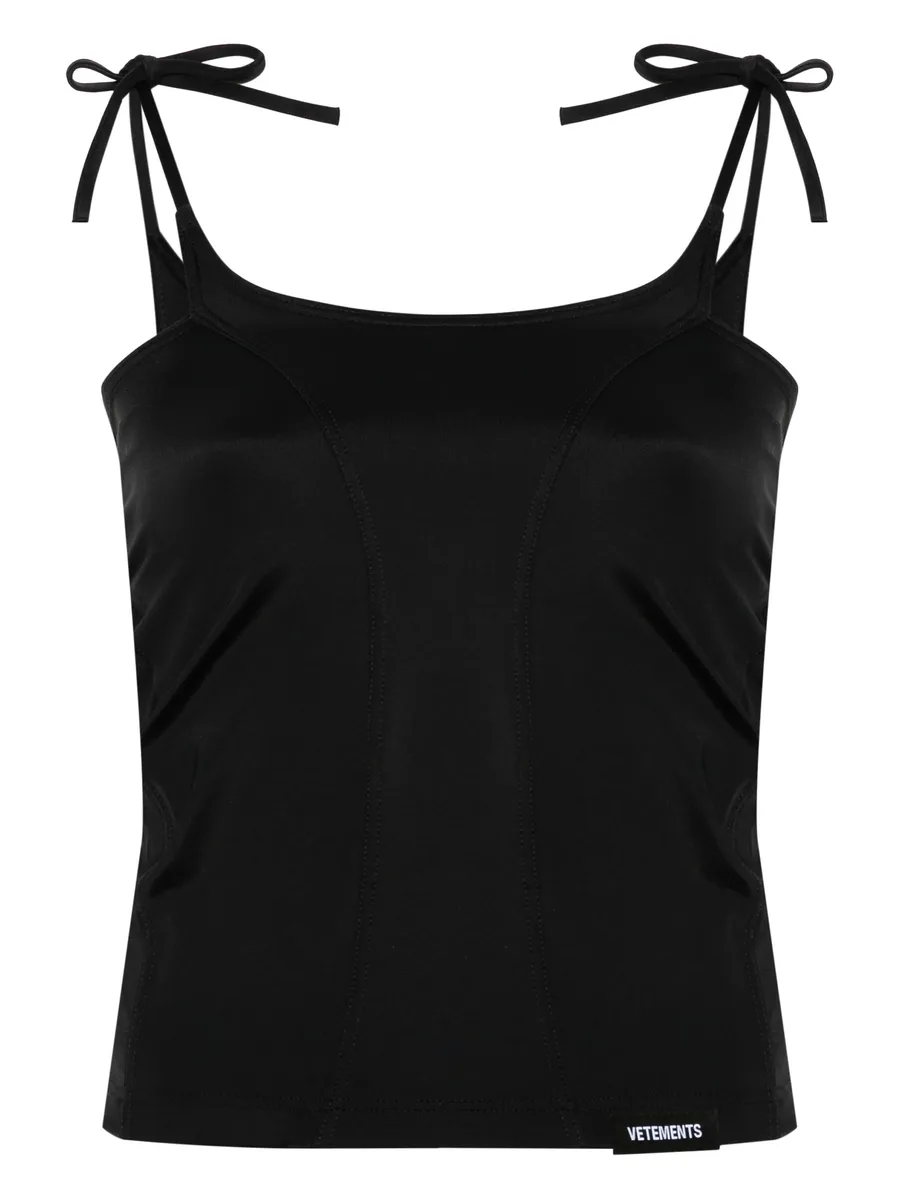 cut-out panelled tank top 1