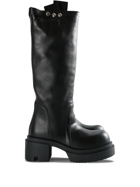 75mm knee-high platform boots