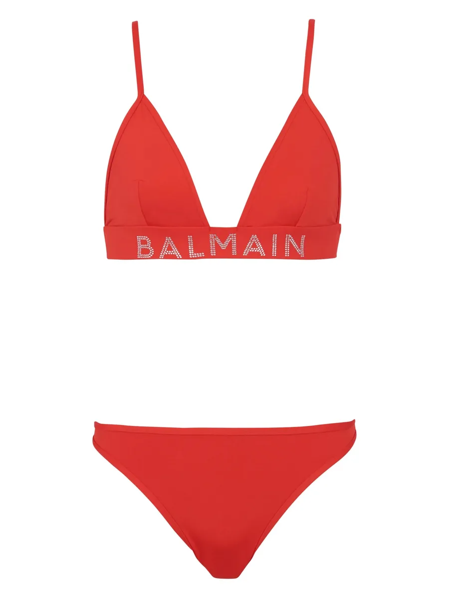 logo-embellished bikini set 2