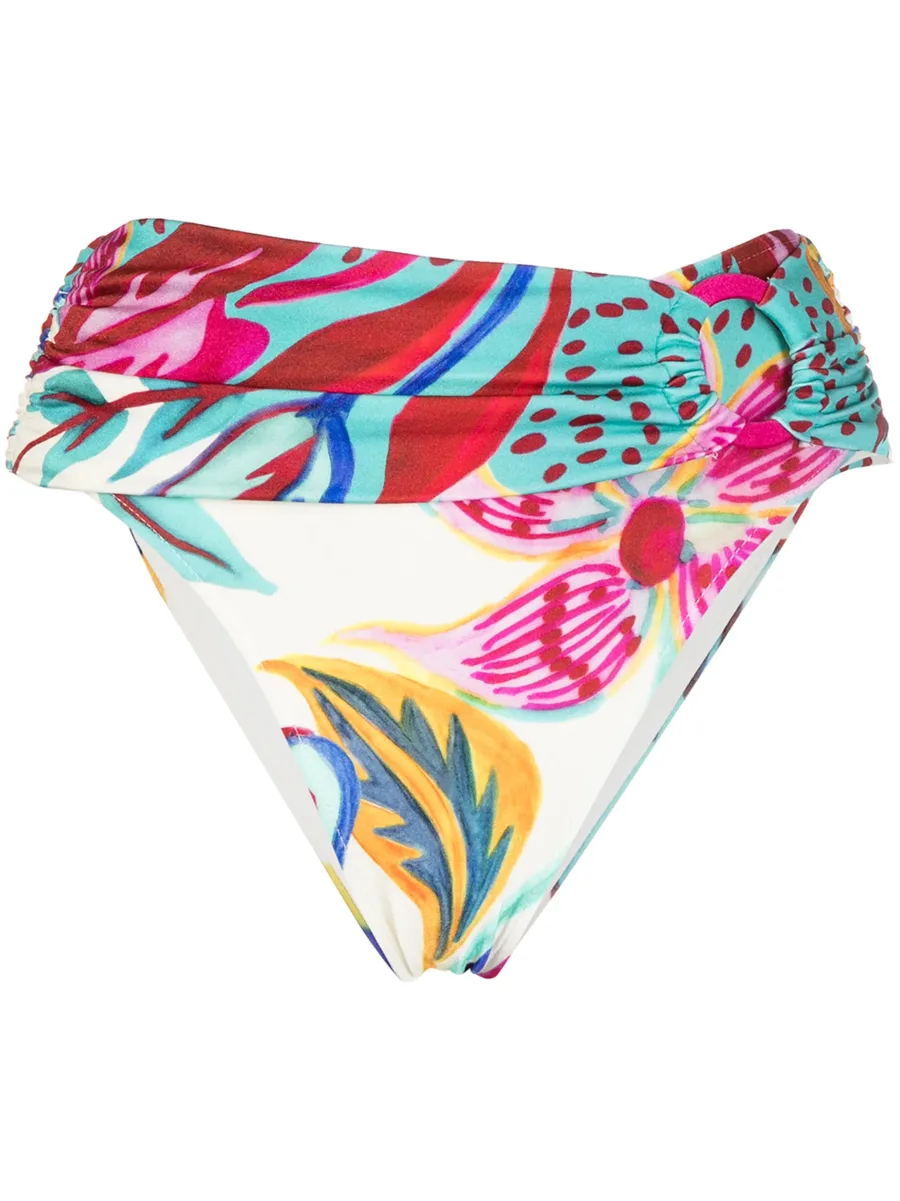 floral-print bikini bottoms 1