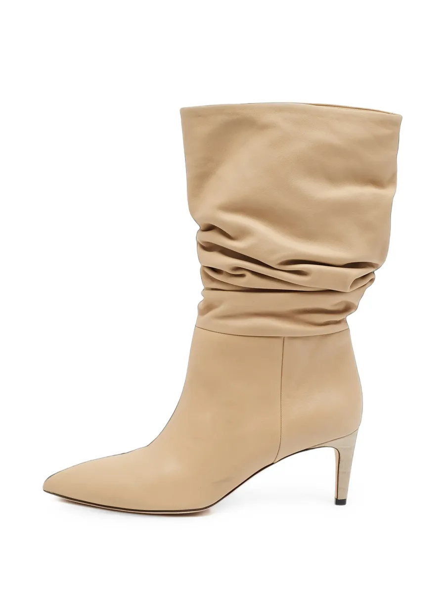 slouchy pointed-toe mid-calf boots 1