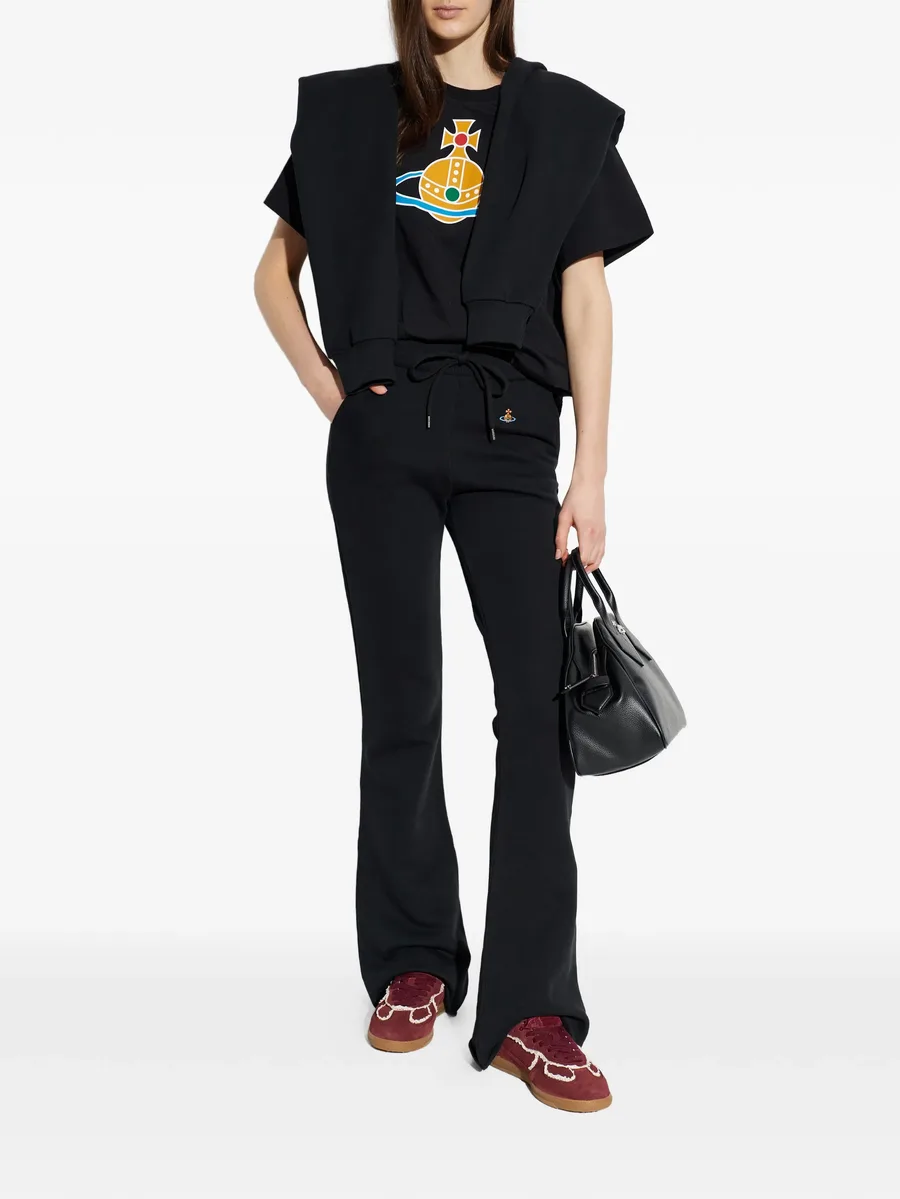 logo drawstring track pants 3