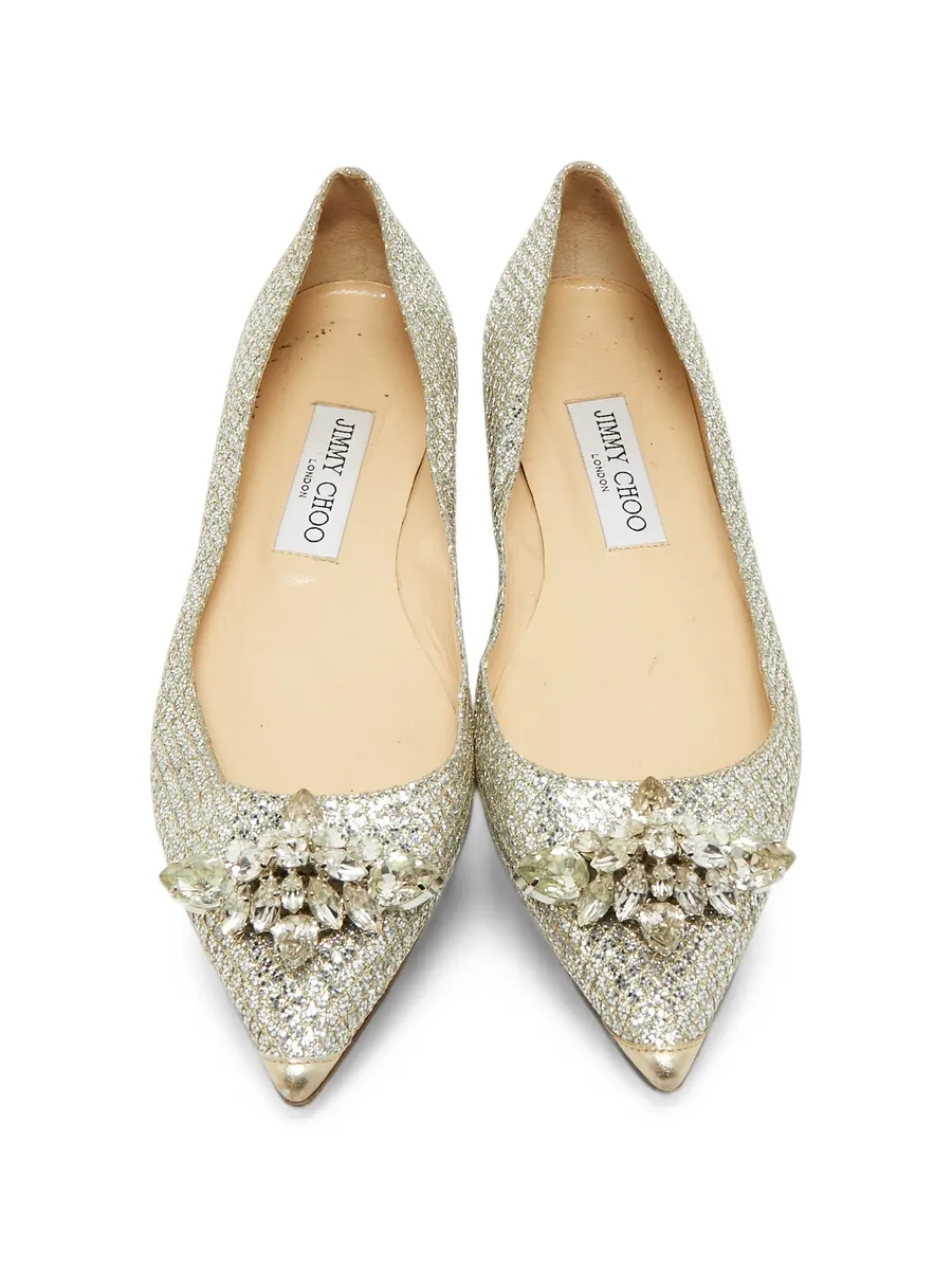 crystal-embellished ballet flats 3