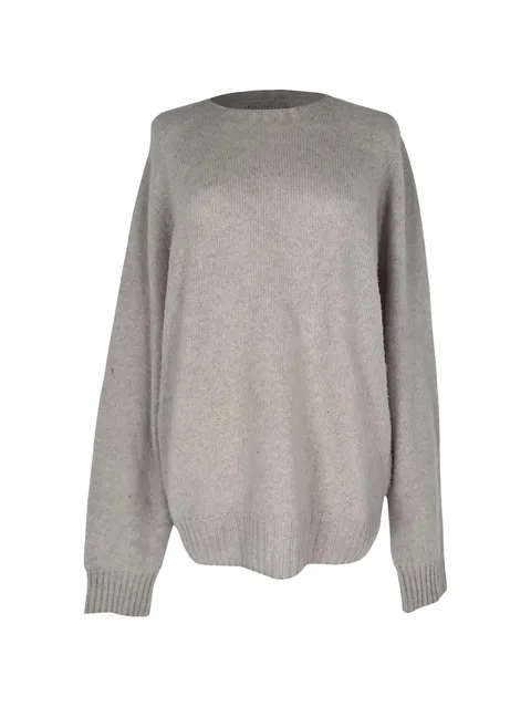 knitted round-neck sweater