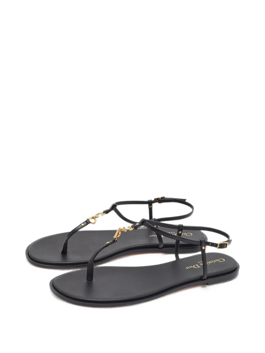 C'est ankle-strap thong ballet flats 4