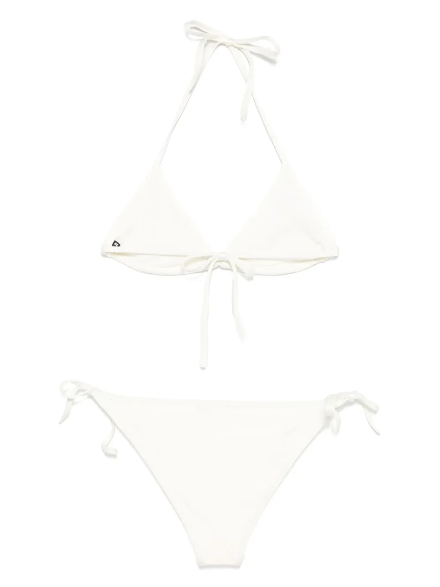 logo-print bikini 3