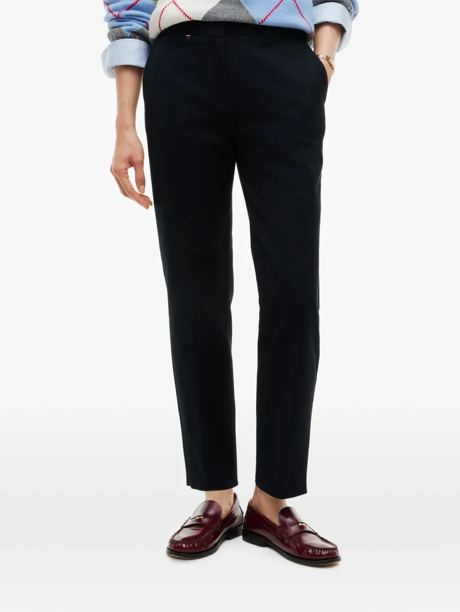 pressed-crease straight trousers 3