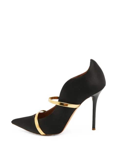 Maureen curved-strap pumps