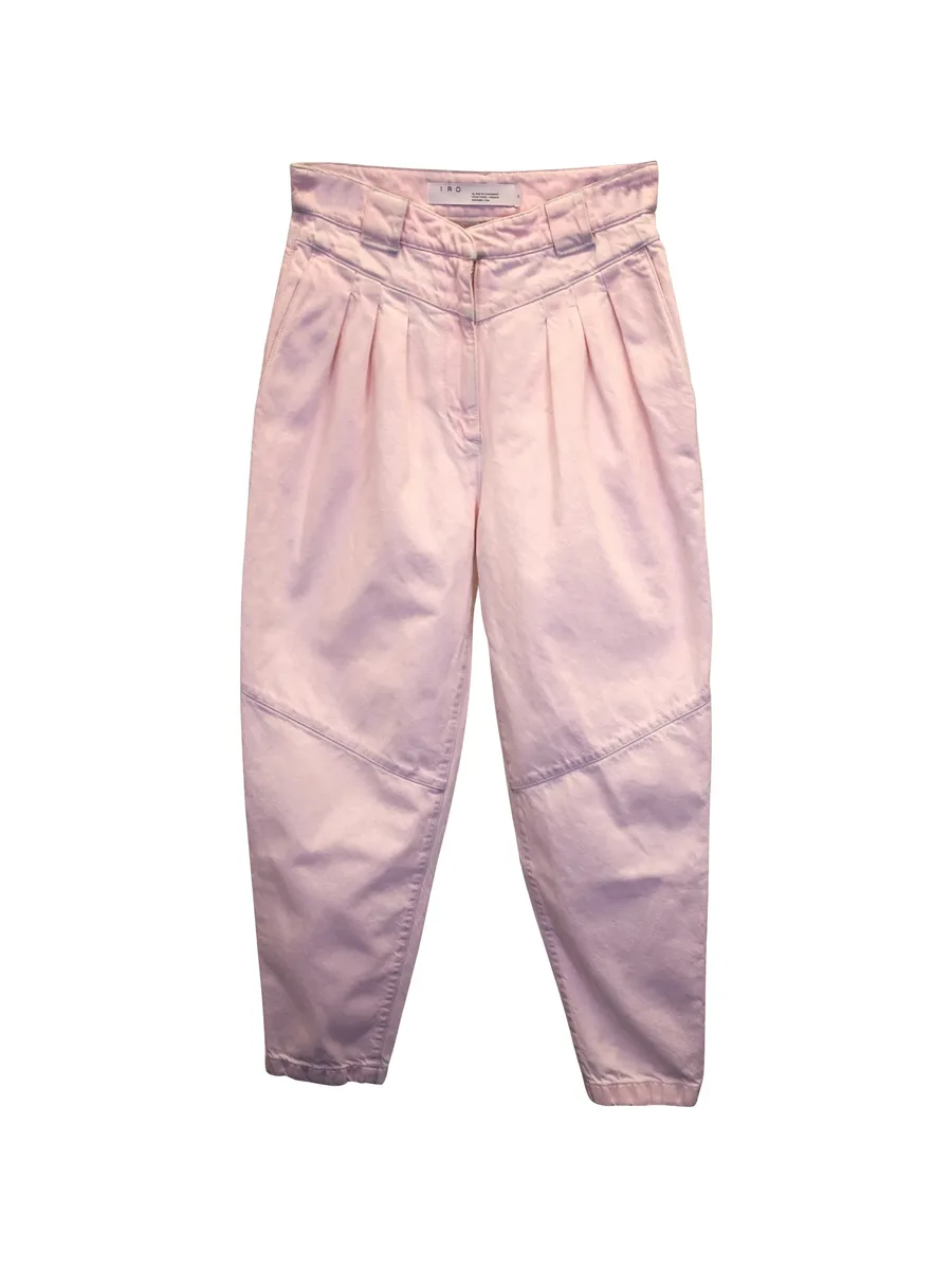 pleated tapered trousers 1
