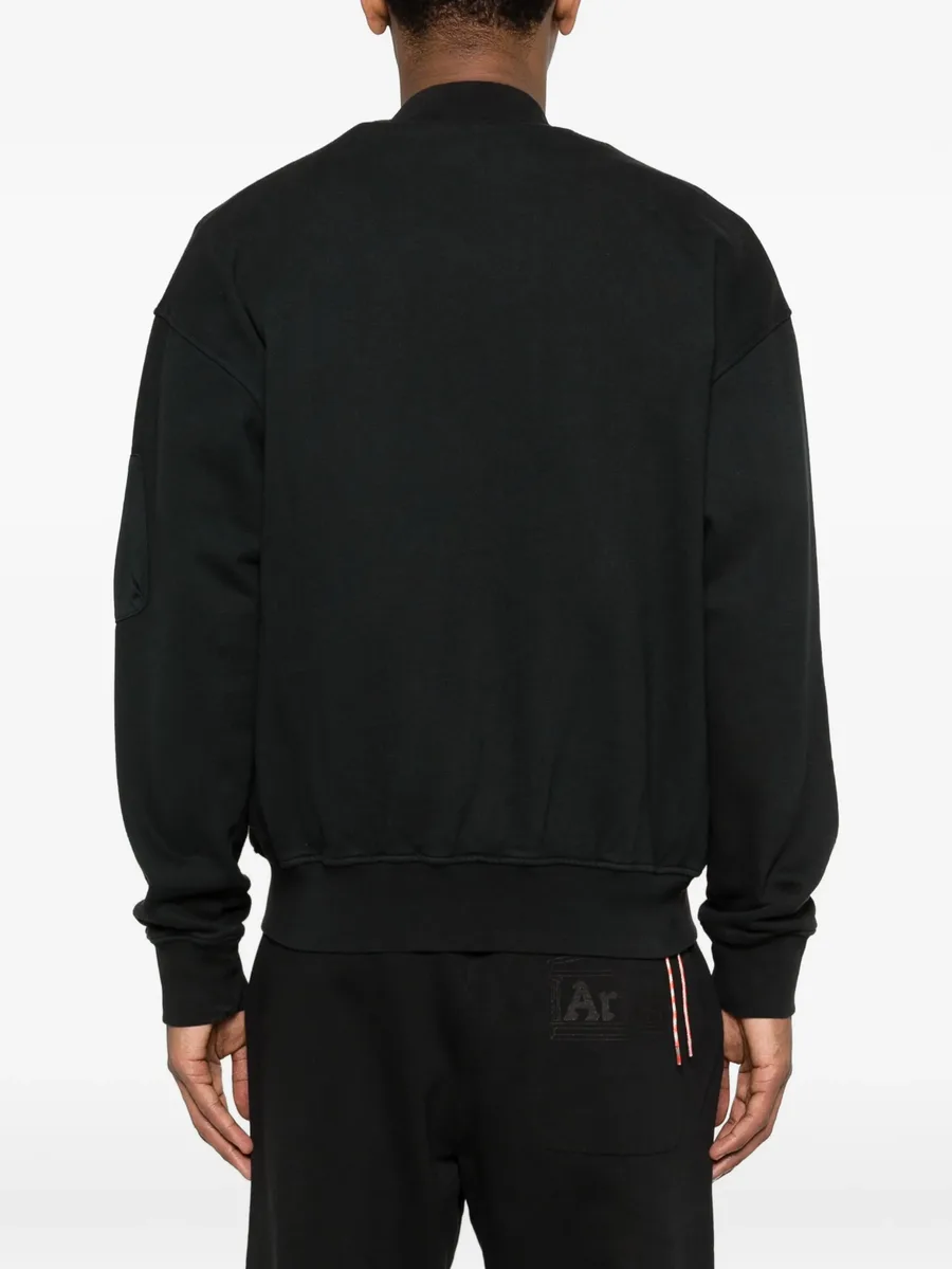 Temple faded bomber jacket 8