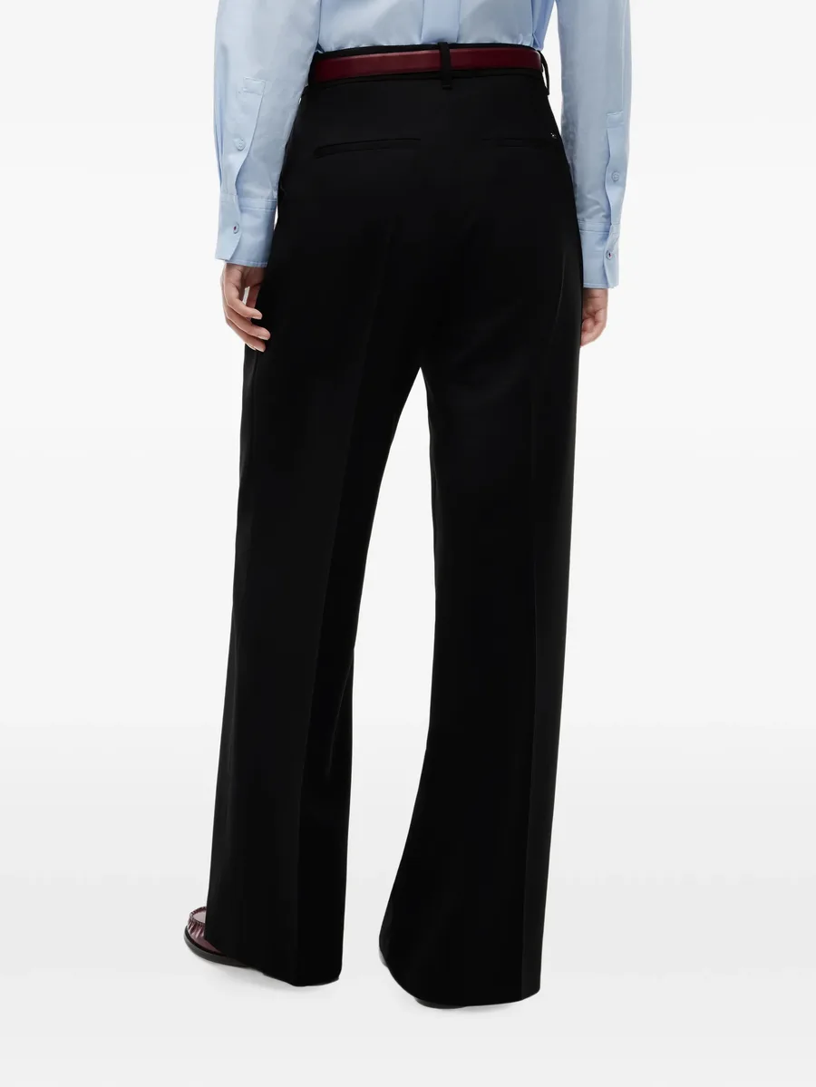 pleated wide-leg trousers 4