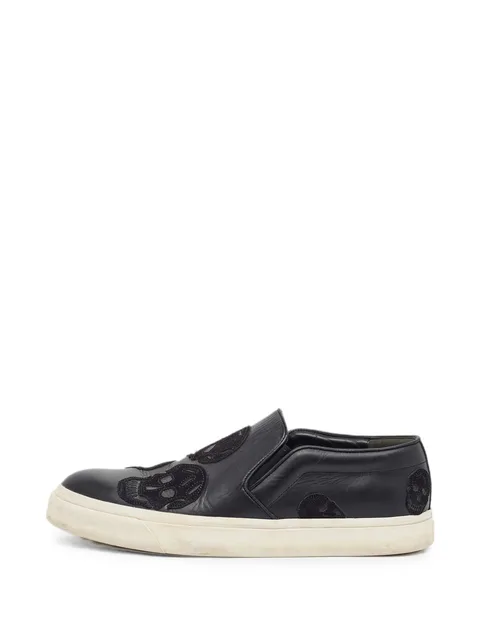 Skull-detail sneakers