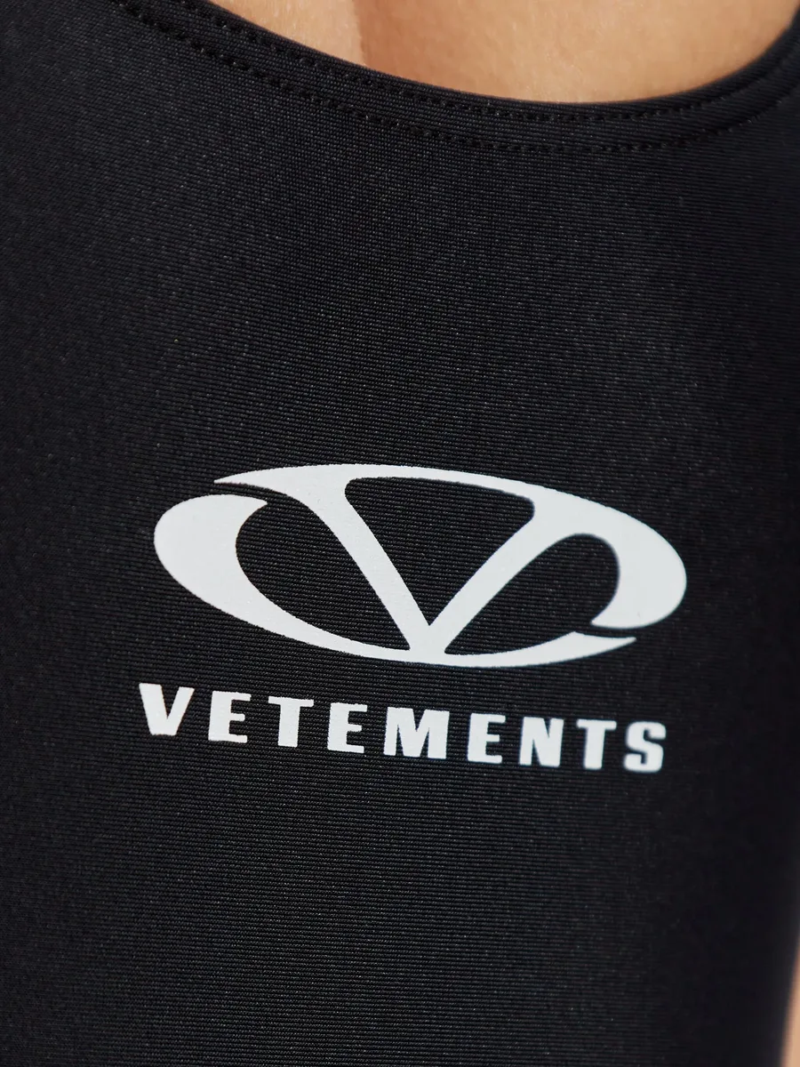 logo-print swimsuit 9
