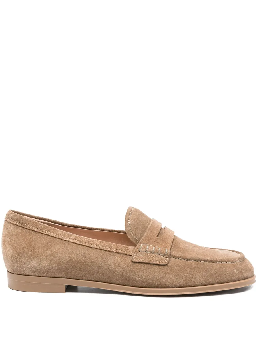 Georgie penny suede loafers 2
