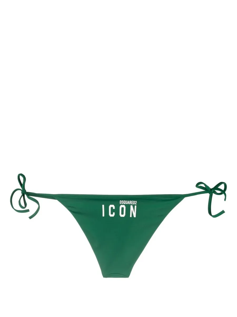 logo-print side-tie bikini bottoms 3