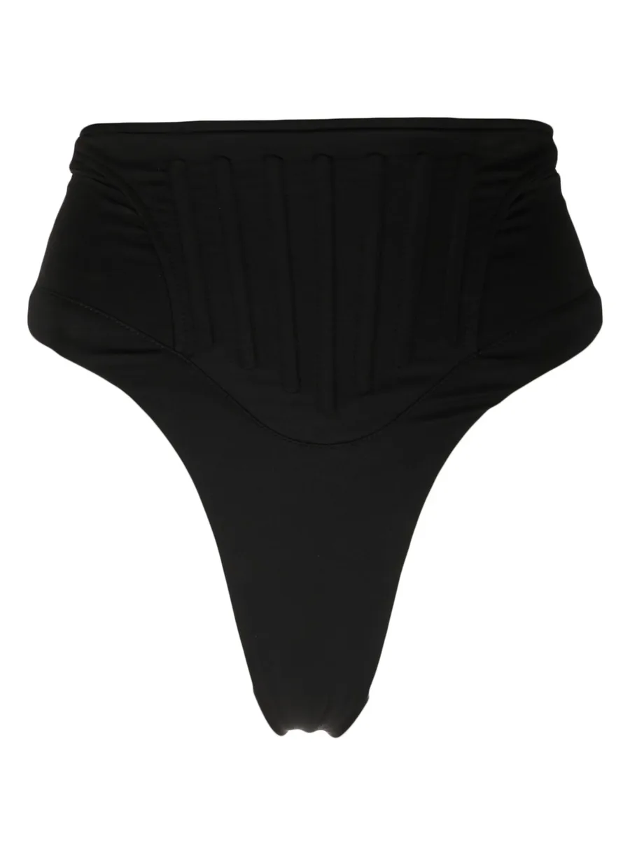 Corset high-waist bikini bottoms 1