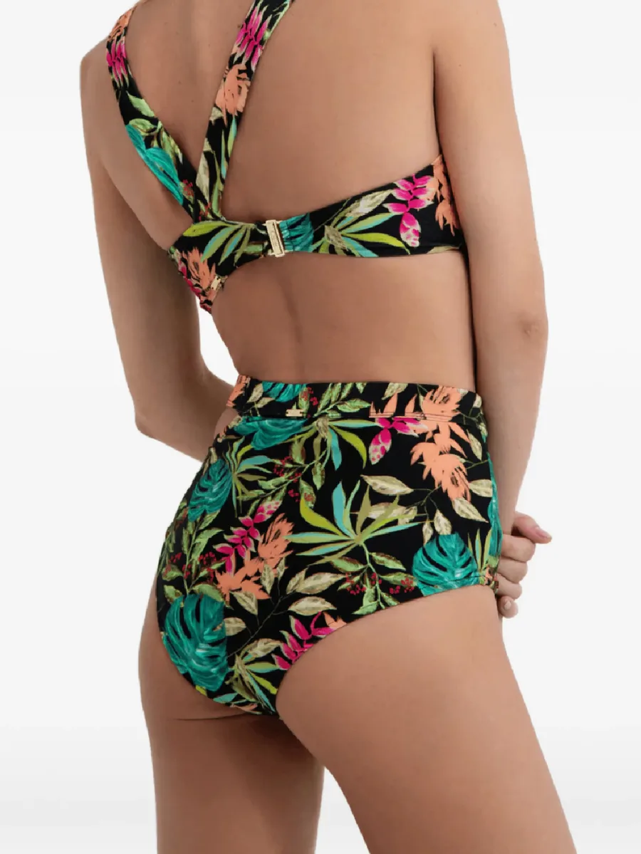 Tropical high-waisted bikini bottom 7