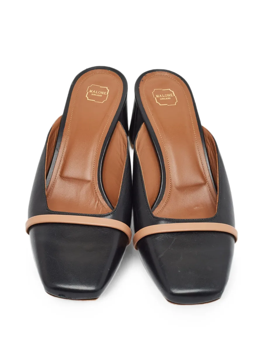 squared-toe block-heeled mules 4