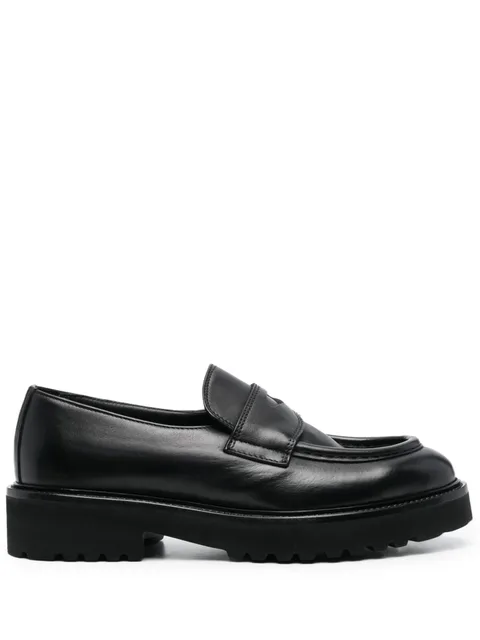 ridged-sole detail loafers