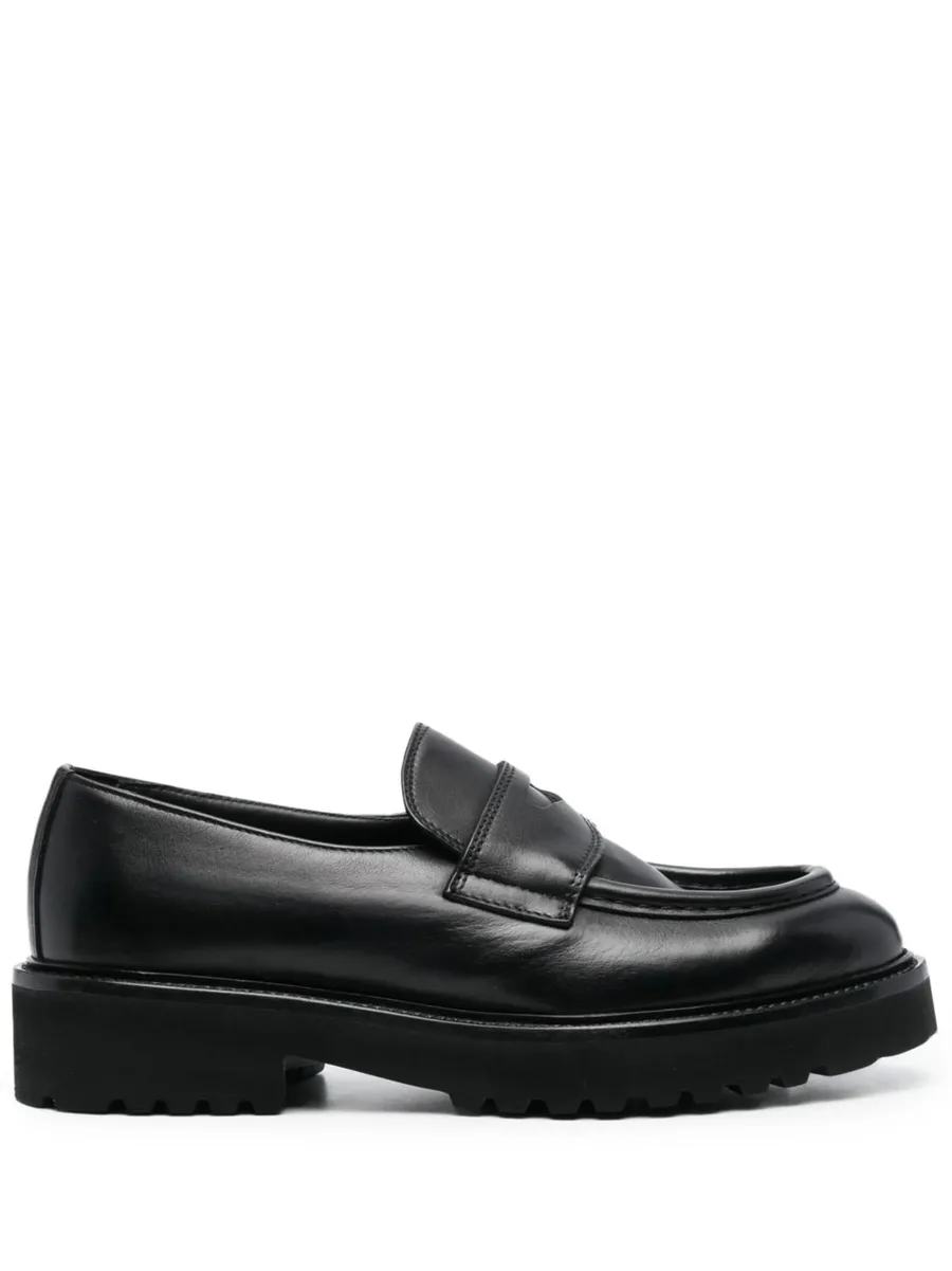 ridged-sole detail loafers 1