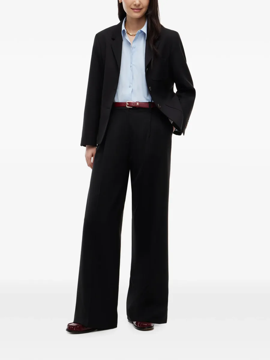 pleated wide-leg trousers 2