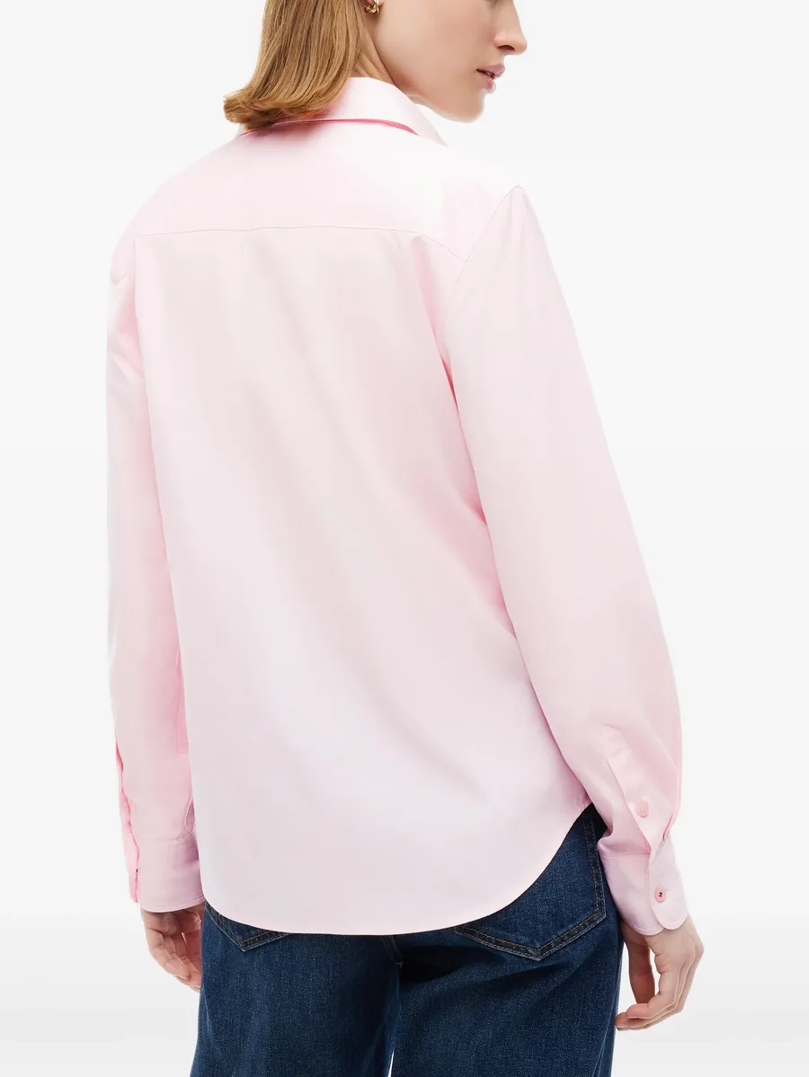 logo-embroidered button-down shirt 4