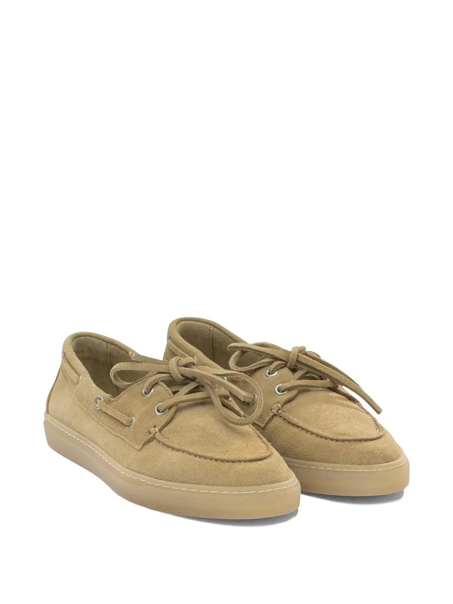lace-up suede loafers 3
