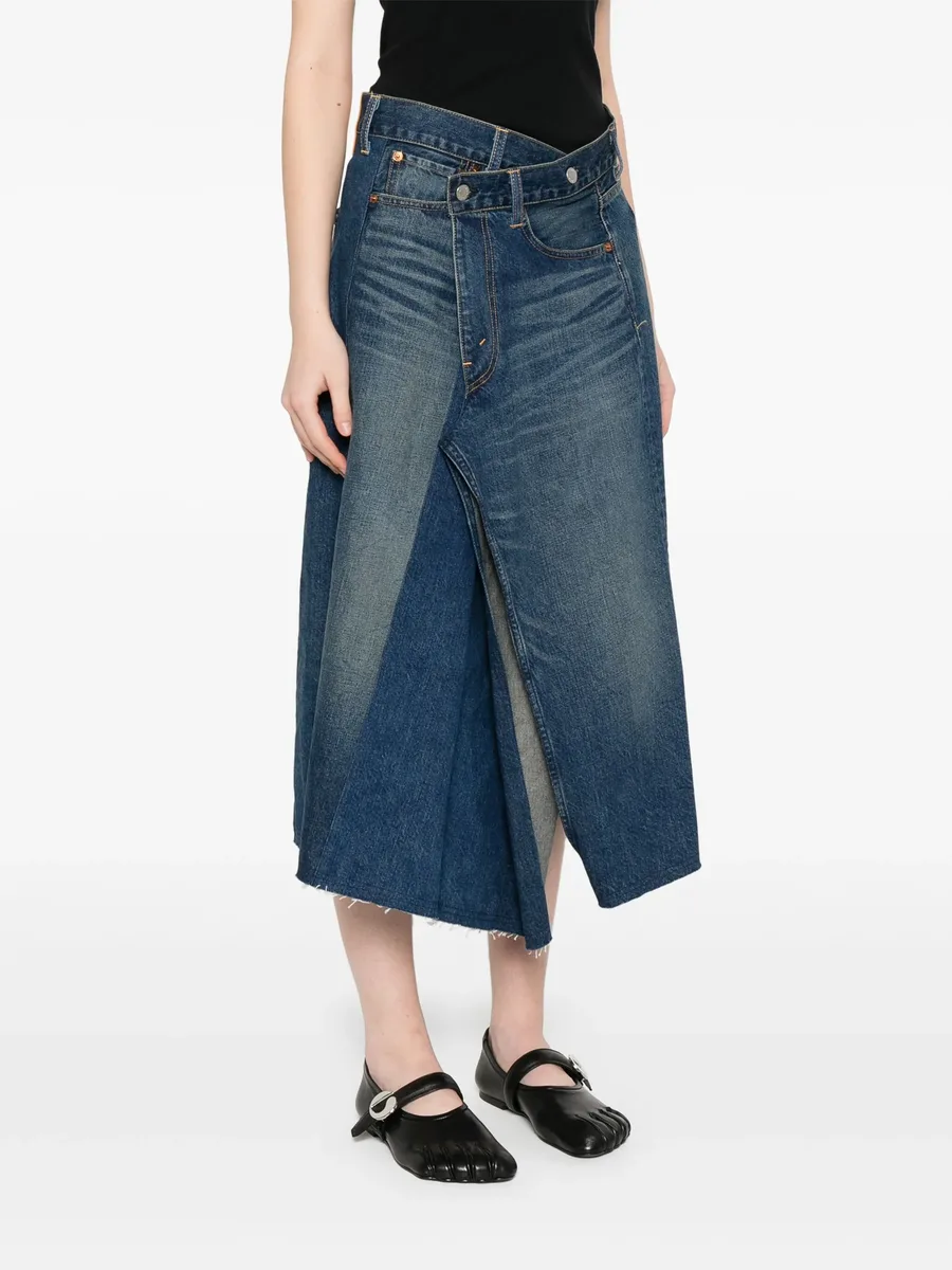 джинсовая юбка миди из коллаборации с Levi's 6