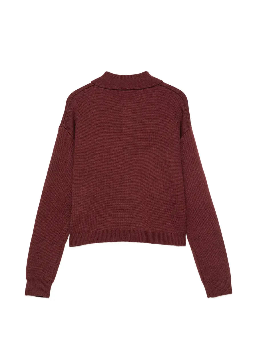 crystal-embellished Peter Pan-collar cardigan 2