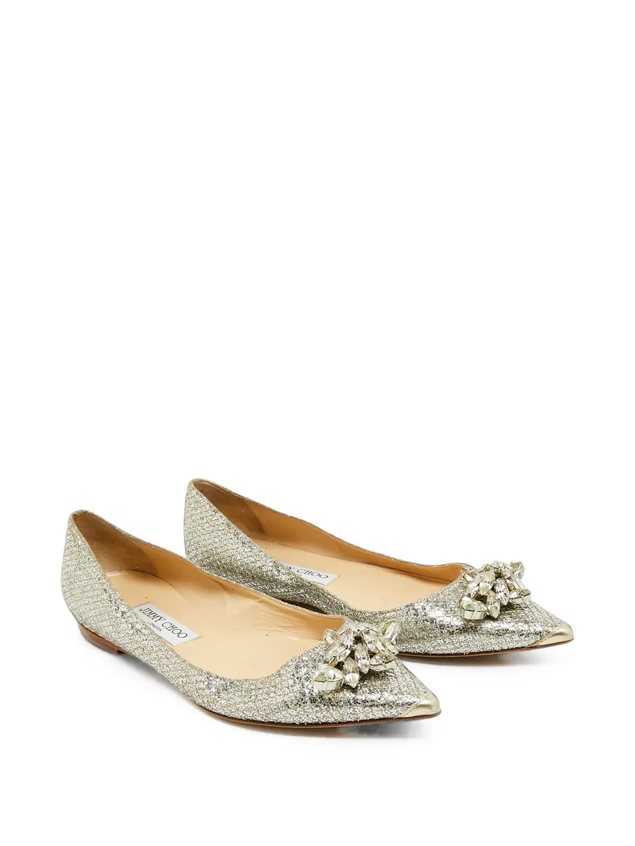 crystal-embellished ballet flats 4