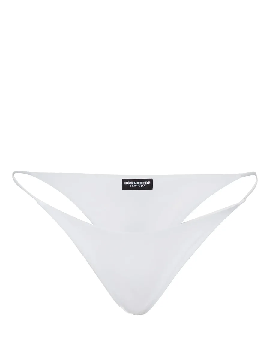 logo-print bikini bottoms 1