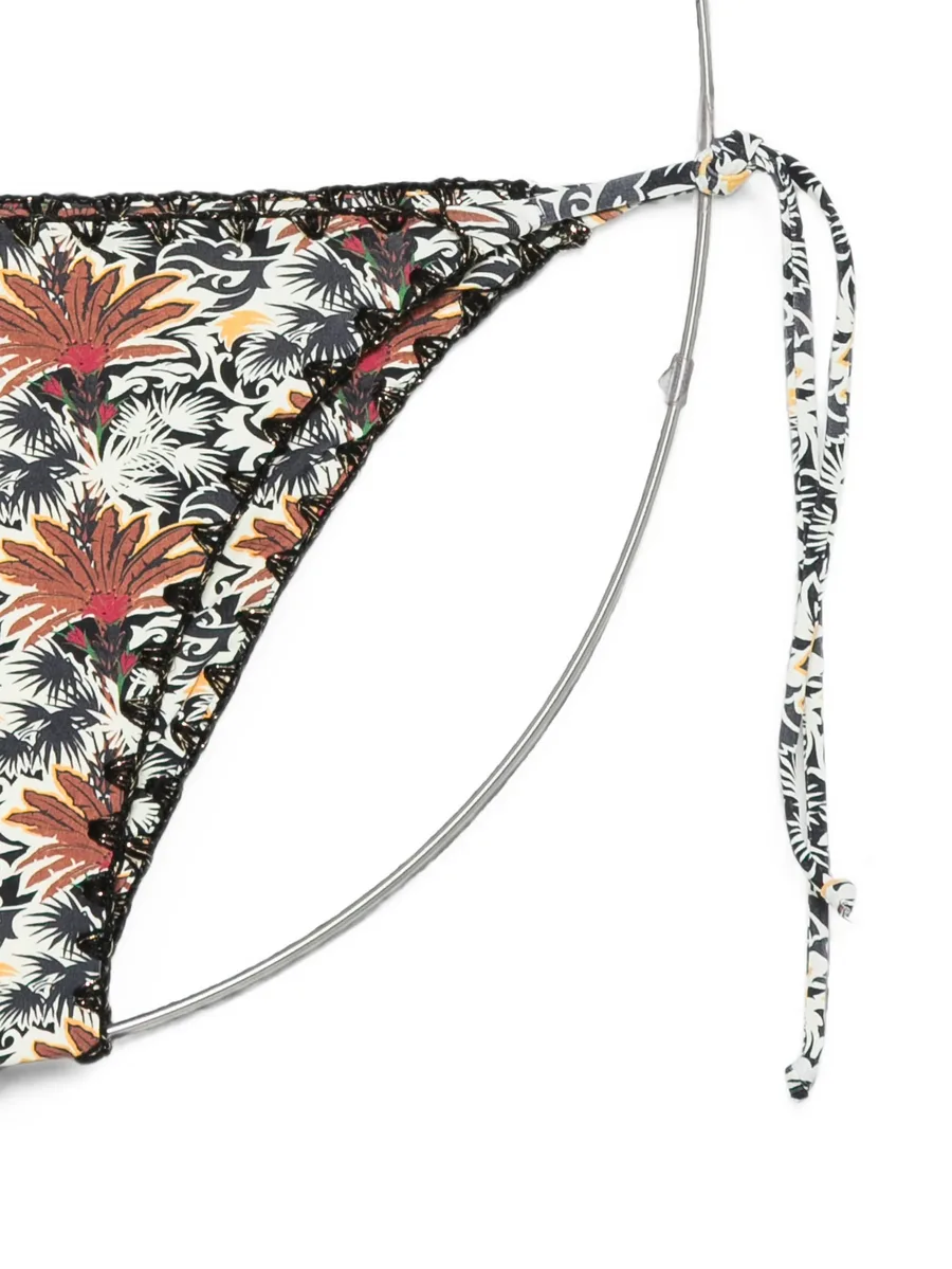 floral-print ring-detail bikini 3