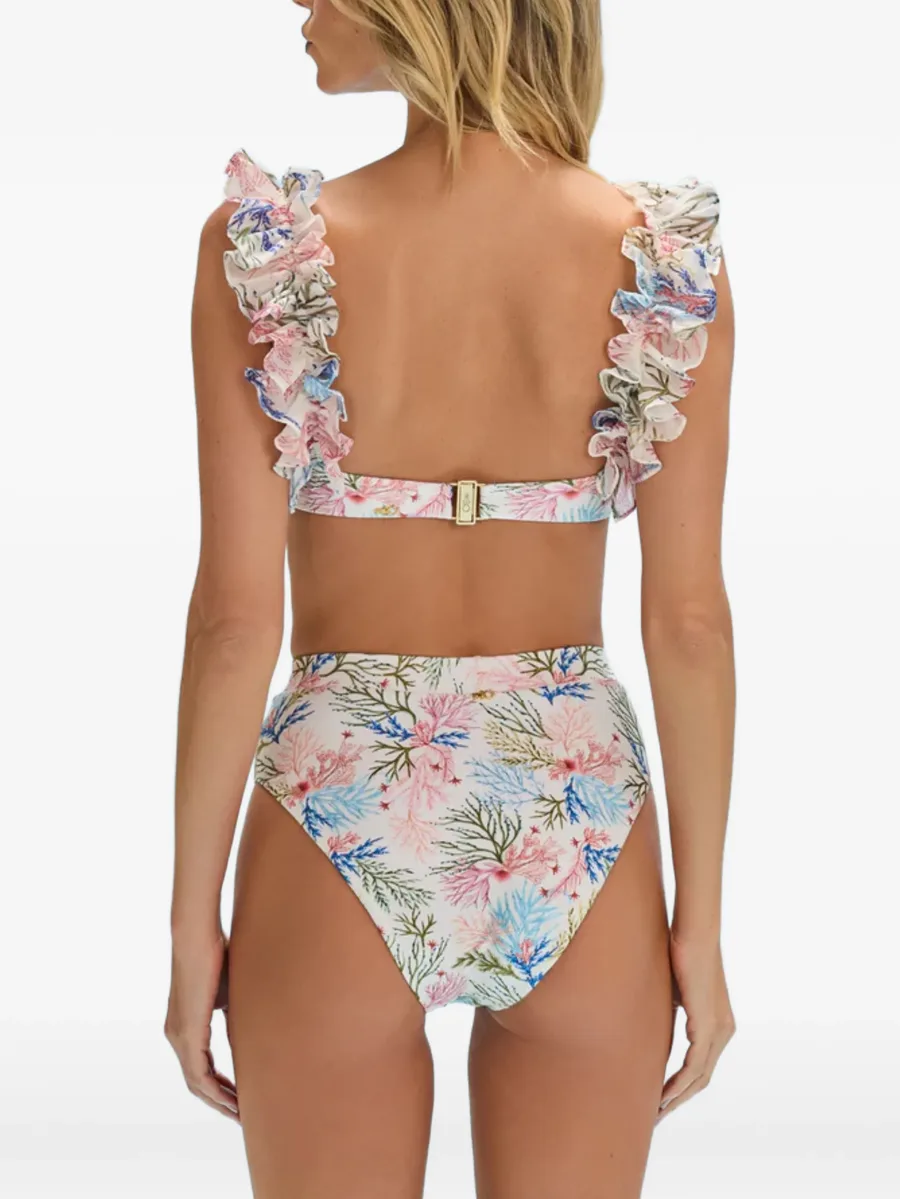Seaweed printed bikini bottom 5